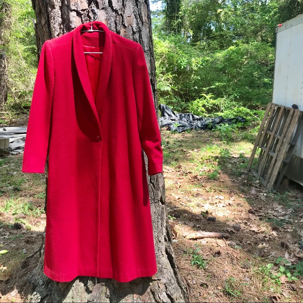 Vintage Central Park 100% Wool Trench Coat